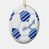 Ball des FUSSBALLS URUGUAYS Nationalelf 2014 Keramikornament (Rechts)