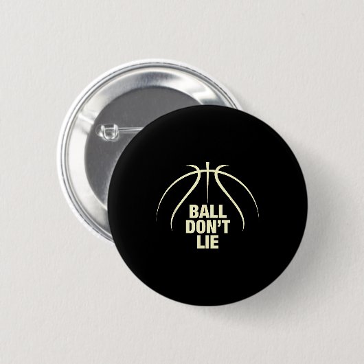 Ball Don't Lie Basketball  Button (Vorne & Hinten)