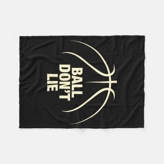 Ball Don't Lie Basketball  Fleecedecke (Vorderseite (Horizontal))