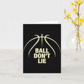 Ball Don't Lie Basketball Karte (Gelbe Blume)