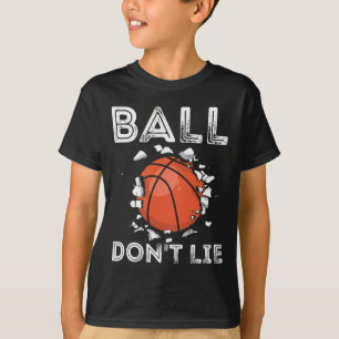Ball Don't Lie Basketball Player Ball Vintag Bas T-Shirt