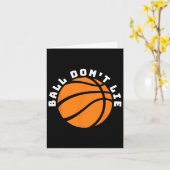 Ball Don't Lie Karte (Gelbe Blume)
