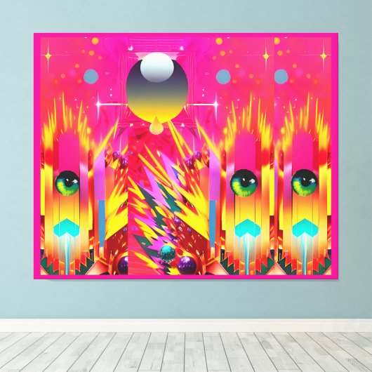 Ball Dropper Eye Popper Leinwanddruck (Insitu (Holzboden))