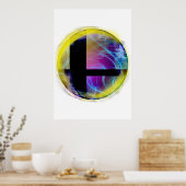 Ball-Emblem aus Super Smash Bros zerschlagen Poster (Küche)