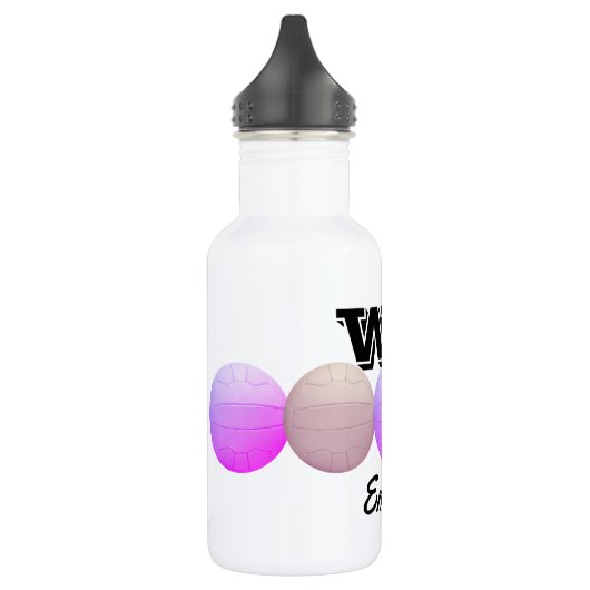 Ball-Entwurfpersonalisierter Netball Trinkflasche (Links)