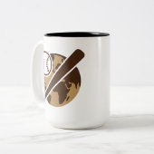 Ball for fan zweifarbige tasse (Vorderseite Links)