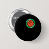 Ball für den Boston Celtics Basketball Te Button (Vorne & Hinten)