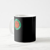 Ball für den Boston Celtics Basketball Te Kaffeetasse (Vorderseite Links)
