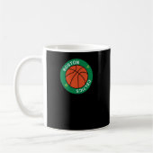 Ball für den Boston Celtics Basketball Te Kaffeetasse (Links)