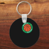 Ball für den Boston Celtics Basketball Te Schlüsselanhänger (Vorderseite)