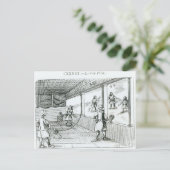 Ball Game Postkarte (Stehend Vorderseite)