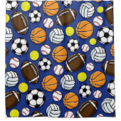 Ball Games Duschvorhang (Vorderseite)