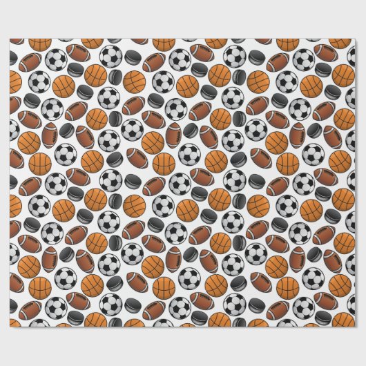 Ball Games Geschenkpapier (Flach)