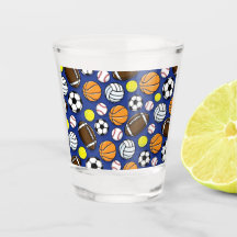 Ball Games Shot Glass