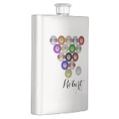 Ball-Gestell des Billard-acht Flachmann (Rechts)