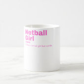 Ball Girl - Netball Kaffeetasse (Mittel)