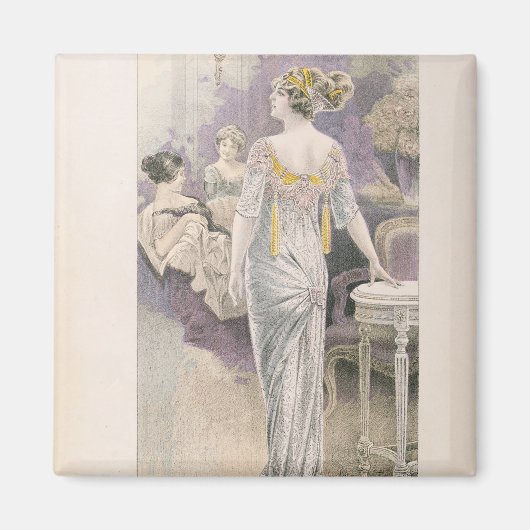 Ball gown aus "Les Grandes Modes de Paris" Magnet (Vorne)