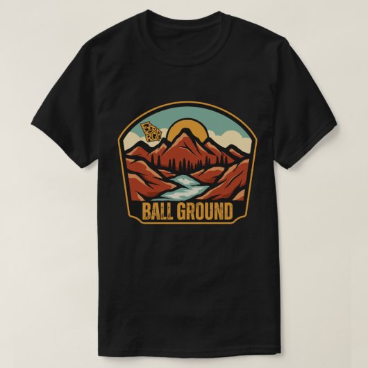 Ball Ground, Georgien T-Shirt (Design vorne)
