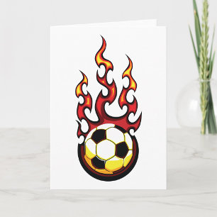Ball Hot Fire Sports Karte
