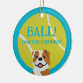 BALL! I want for Christmas! : Bulldog Keramik Ornament (Links)