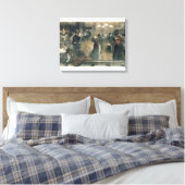 Ball im Barriere Leinwanddruck (Insitu (Schlafzimmer))