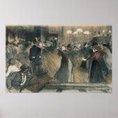 Ball im Barriere Poster (Vorne)