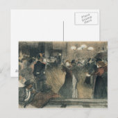 Ball im Barriere Postkarte (Vorne/Hinten)