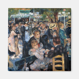 Ball im Moulin de la Galette, Auguste Renoir Magnet