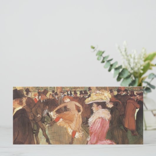 Ball in der Diskothek von Toulouse Lautrec (Stehend Vorderseite)