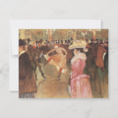Ball in der Diskothek von Toulouse Lautrec (Vorderseite)