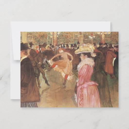 Ball in der Diskothek von Toulouse Lautrec (Vorderseite)