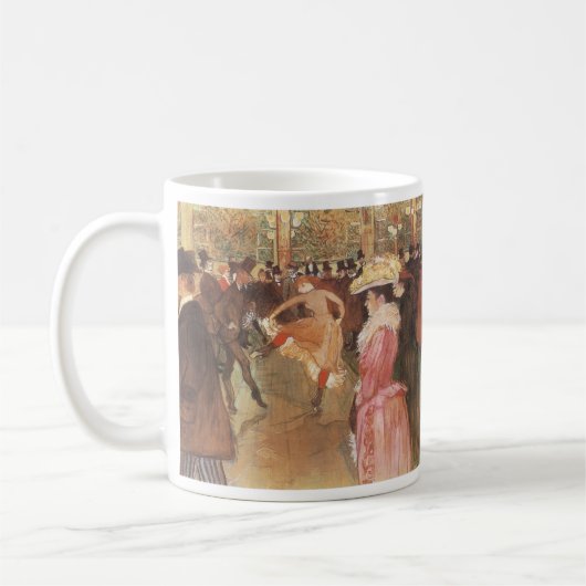 Ball in der Diskothek von Toulouse Lautrec Kaffeetasse (Links)