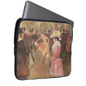 Ball in der Diskothek von Toulouse Lautrec Laptopschutzhülle (Vorne Rechts)