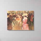 Ball in der Diskothek von Toulouse Lautrec Leinwanddruck (Vorderseite)