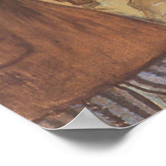 Ball in der Diskothek von Toulouse Lautrec Poster (Ecke)