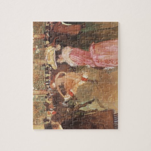 Ball in der Diskothek von Toulouse Lautrec Puzzle (Vertikal)