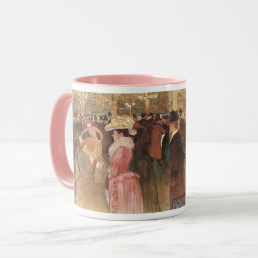 Ball in der Diskothek von Toulouse Lautrec Tasse (Vorderseite Links)