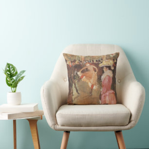 Ball in der Nachtclub von Toulouse Lautrec Kissen
