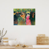 Ball in Rouge von Toulouse-Lautrec Poster (Küche)
