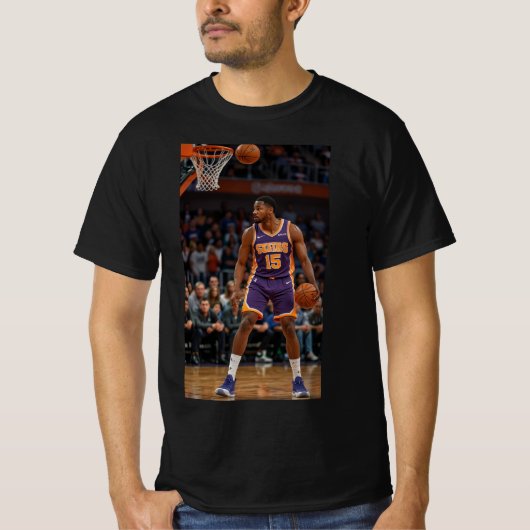 Ball is Life: Classic Basketball Player T - Shirt (Vorderseite)