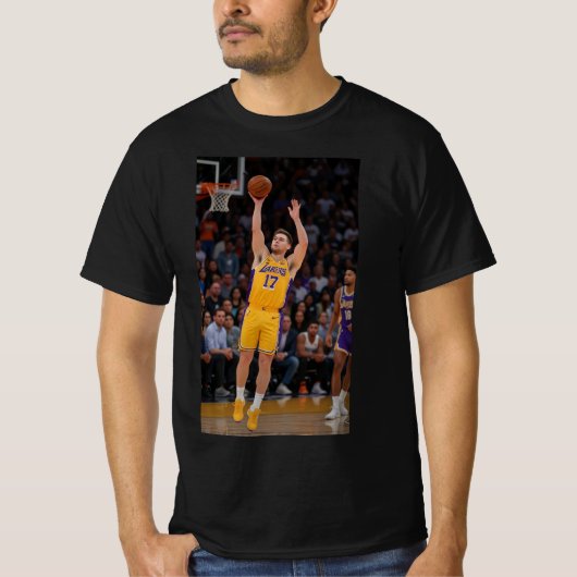 Ball is Life: Classic Basketball Player T - Shirt (Vorderseite)