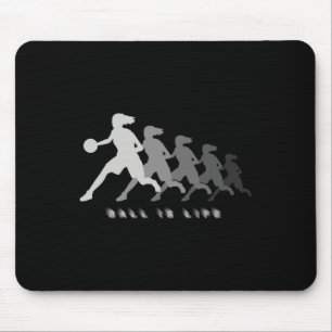 Ball ist Leben. Funny Geschenk für die Geliebten. Mousepad