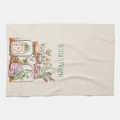 Ball Jar Whimsical Watercolor Geschirrtuch (Horizontal)