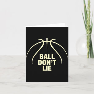 Ball Lügt Nicht Basketball  Karte