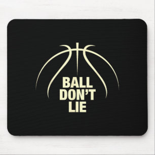 Ball Lügt Nicht Basketball Mousepad