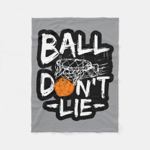 Ball Lügt Nicht Lustiges Baseball-Zitat Fleecedecke