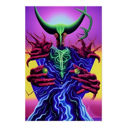 Ball Magic - Ken Gage Surreal Art Poster (Vorderseite)