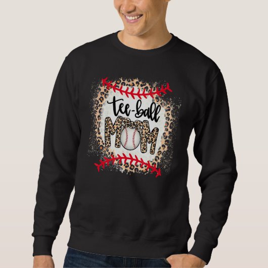 Ball-Mama Muttertag Teeball-Mama Leopard Sweatshirt (Vorderseite)