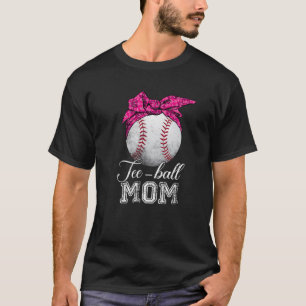 Ball-Mama Muttertags-T-Shirt Teeball-Mama Vintage- T-Shirt