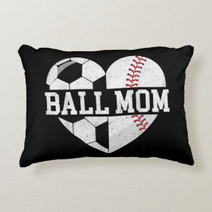 Ball Mama Shirt Herzlich Willkommen bei der Baseba Dekokissen